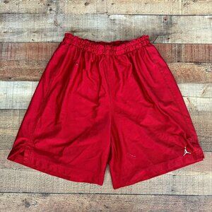 Air Jordan Men's Size M Red Athletic Basket Ball Shorts